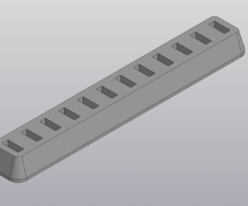 3D модель Органайзер для Usb флешек Holder [1] до [12] штук