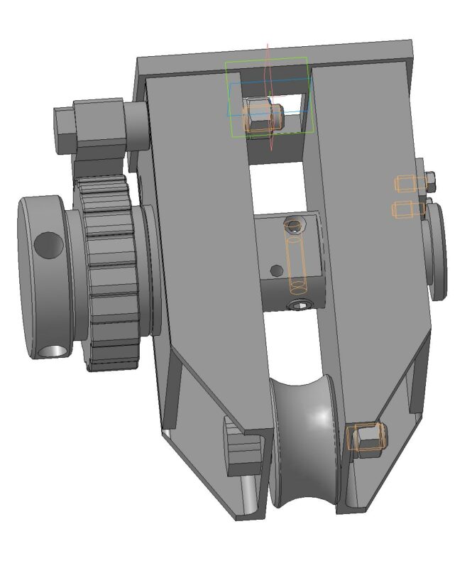 3D модель ТТМ-7,5(2,4х5)Н - Тележка 7,5т