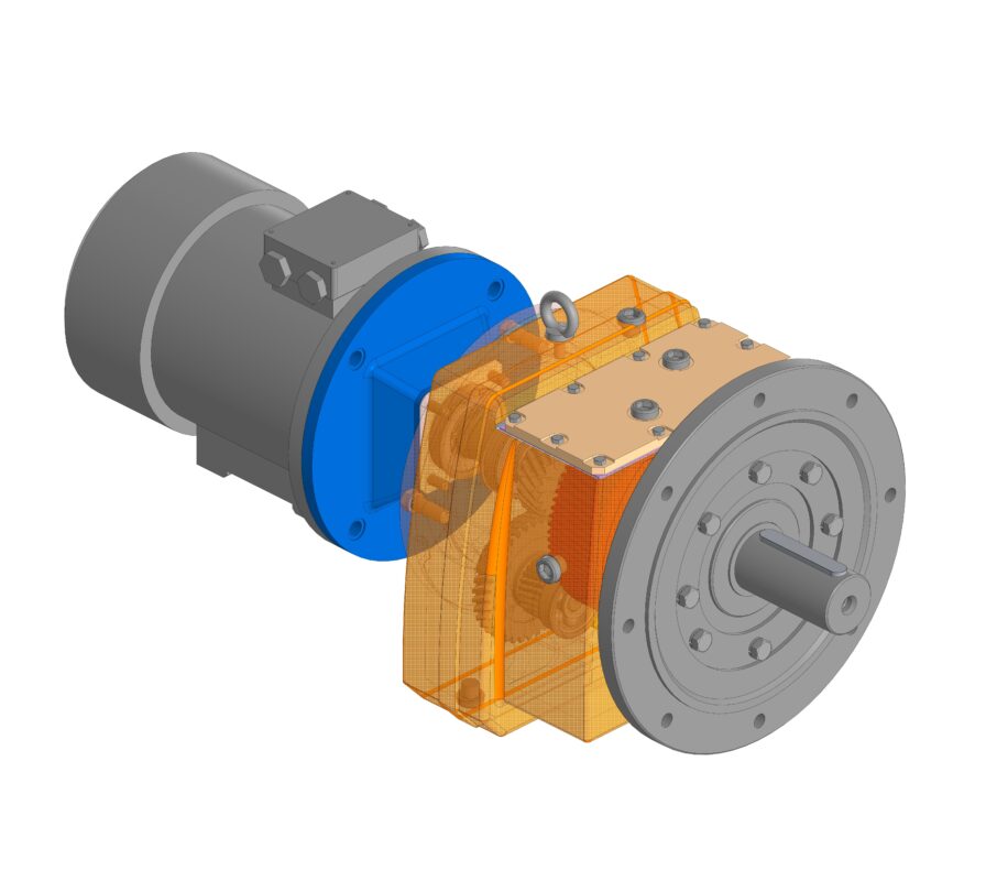 3D модель Мотор-редуктор "EVRODRIVE" i=29,49