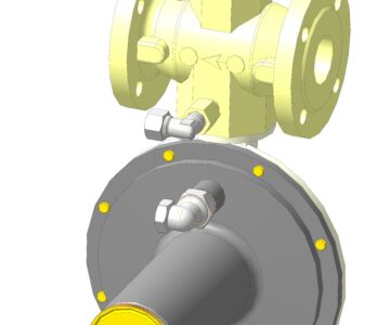 3D модель Регулятор давления газа Francel Regal 3 HP