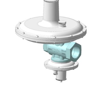 3D модель Регулятор давления газа Dresser Actaris (Itron) RBE 3212