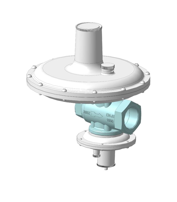 3D модель Регулятор давления газа Dresser Actaris (Itron) RBE 3212