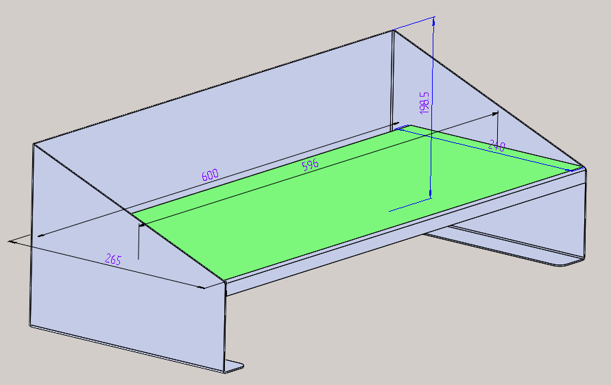 3D модель Подставка под монитор