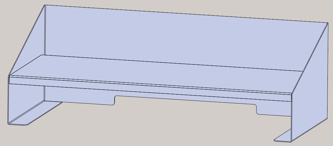 3D модель Подставка под монитор