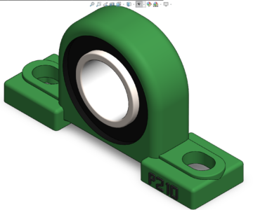 3D модель Подшипниковый узел UCP 210