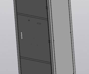 3D модель ВРУ шкаф 1800х800х600