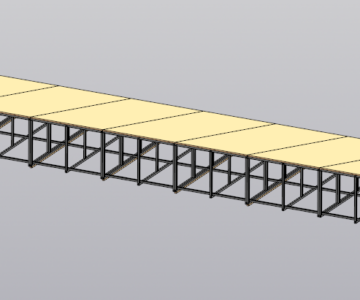 3D модель Модульный пандус 14727x2924x755 мм
