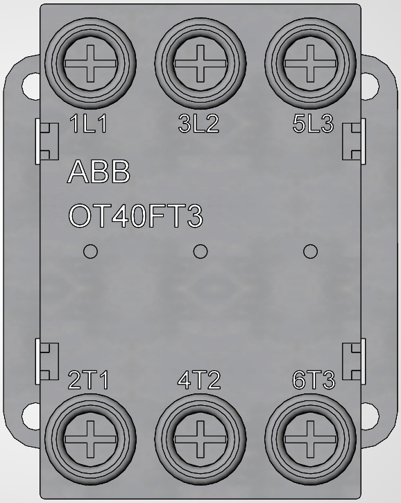 3D модель Рубильник ABB OT40FT3