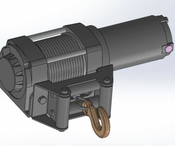 3D модель Автомобильная лебедка Shtapler P (J) 12В 3500lb