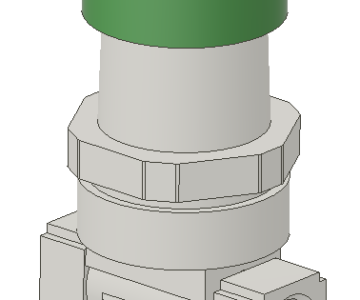 3D модель Регулятор давления АСТА Д541 (G1/2)