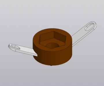 3D модель Стойка 3СМ10-1 ГОСТ РВ 5998-001-2007