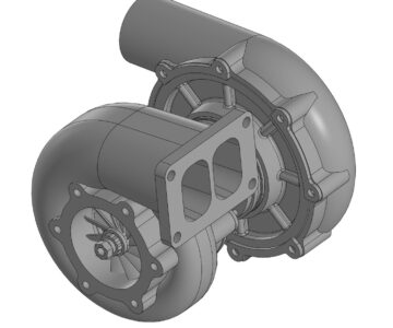 3D модель Турбокомпрессор ТКР-100