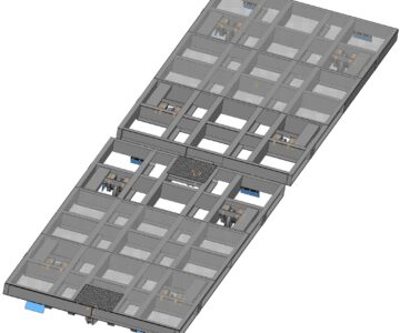 3D модель ТТМ-10+10(2,4х5) - Тележка 20т