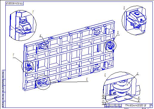 3D модель ТТМ-15(2х4) - Тележка 15,0т