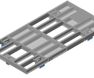 3D модель Тележка 5,0т /платформа (4,0х2,0х0,3)