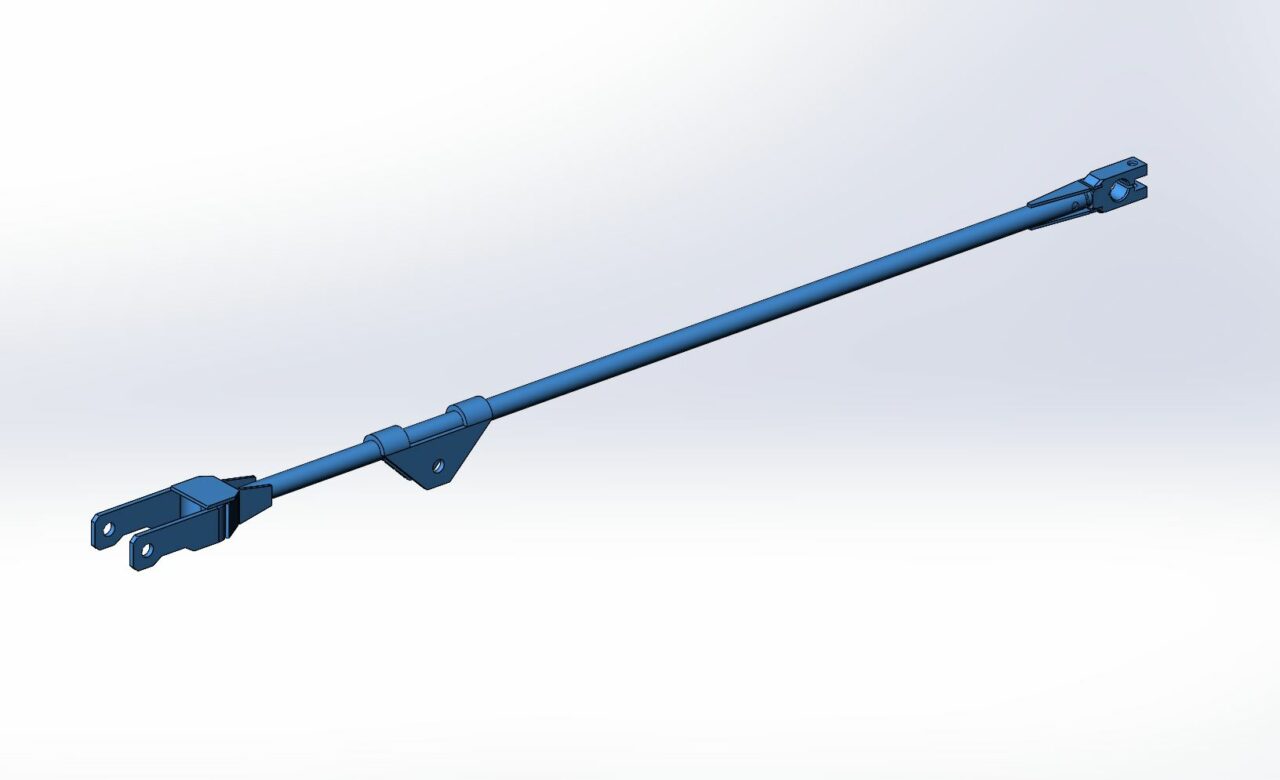 Чертеж Тяга КЗК-12-0202900 для комбайна КЗС-1218 “ПАЛЕССЕ GS12”