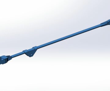 Чертеж Тяга КЗК-12-0202900 для комбайна КЗС-1218 “ПАЛЕССЕ GS12”