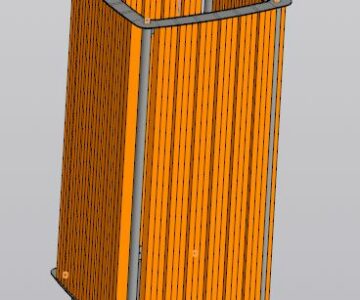 3D модель Урна 380х380х700 мм