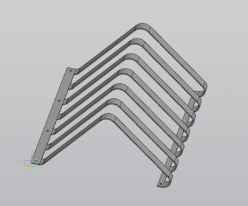 3D модель Велопарковка 950х635х295