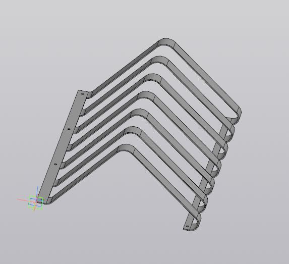 3D модель Велопарковка 950х635х295