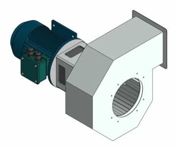 3D модель Вентилятор жаростойкий СЦ-200 правое исполнение
