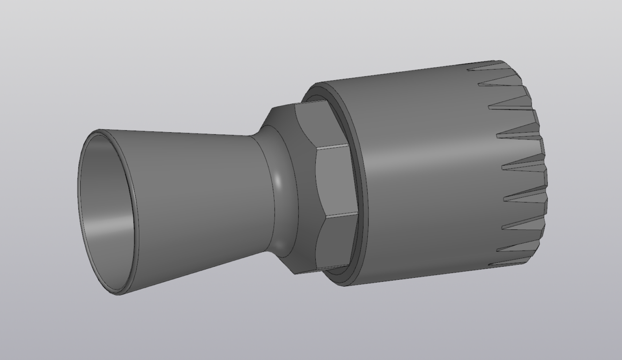 3D модель Дульный компенсатор пулемёта MG-34