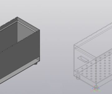 3D модель Мангал 650х300х350мм