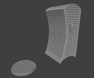 3D модель Мини-контейнер для силикагеля