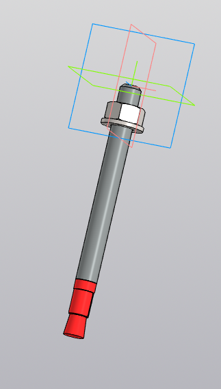 3D модель Анкер клиновой М10х120