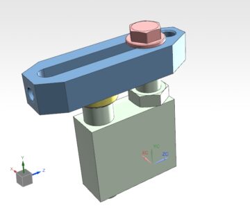3D модель Механический зажимной элемент AMF7110N