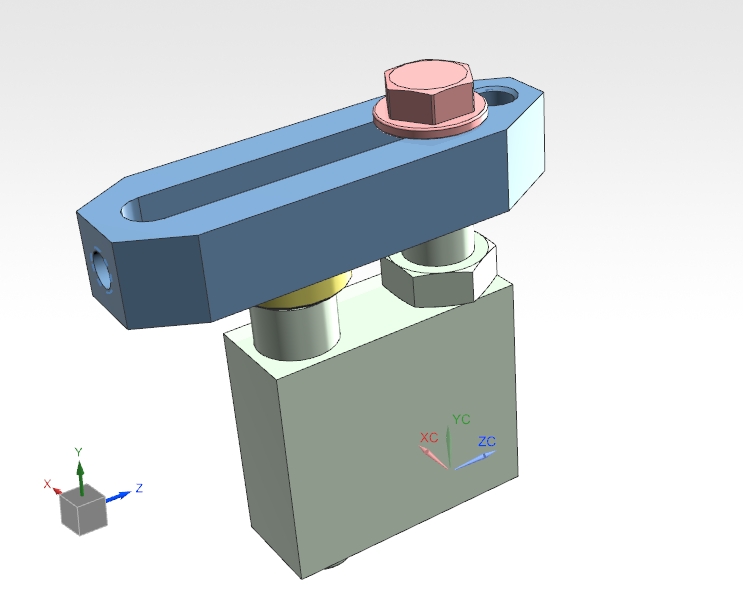 3D модель Механический зажимной элемент AMF7110N