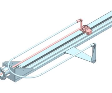 3D модель Автоматическое устройство подъема и опускания форсунки IKEUCHI-NLD-100A-160-500-20A
