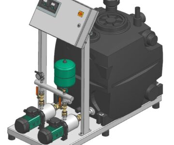 3D модель Автоматической установка использования дождевой воды Wilo RainSystem AF 400-2 Medana