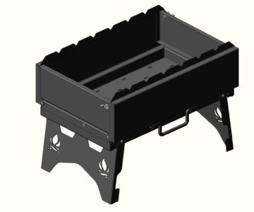 3D модель Мангал складной 510х345х370