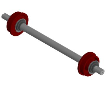 3D модель Блок роликов ТК-15