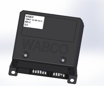 3D модель Блок управления ABS WABCO 446 004 644 0