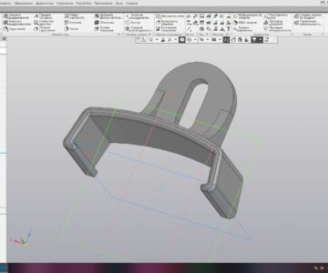 3D модель Держатель заднего крыла велосипеда