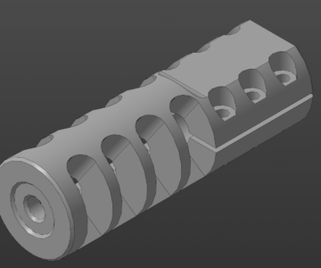 3D модель ДТК 7,62 М15х1