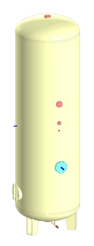 3D модель Газгольдер объемом 10 м³