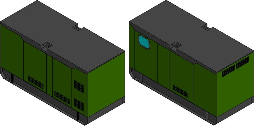 Чертеж Генератор дизельный Исток АД60С-Т400