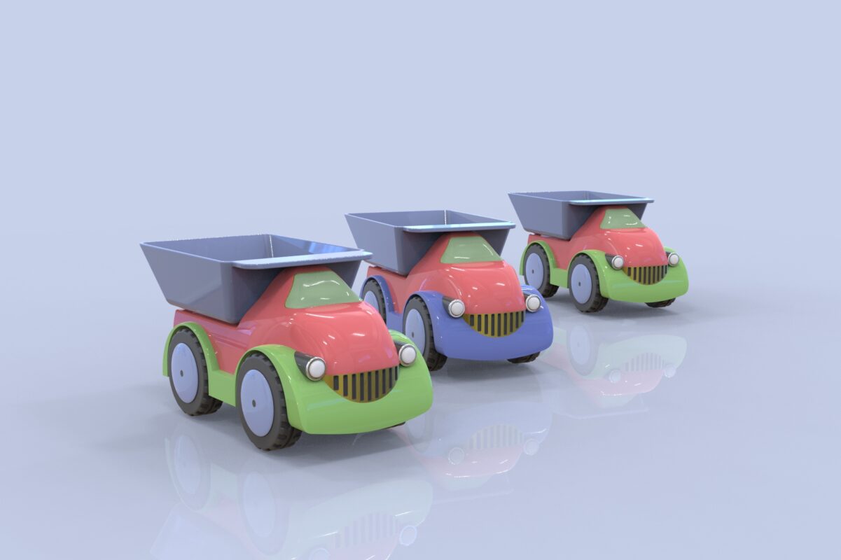 3D модель Модель детской игрушки "Грузовой автомобиль