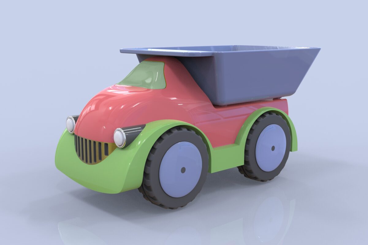 3D модель Модель детской игрушки "Грузовой автомобиль