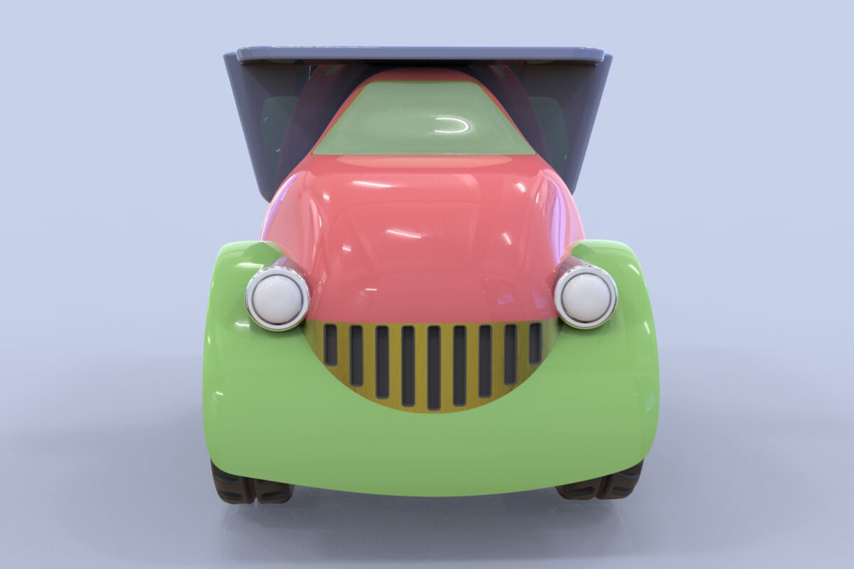 3D модель Модель детской игрушки "Грузовой автомобиль
