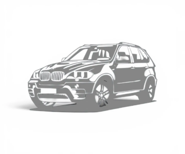 Чертеж Панно на стену BMW X5 E70