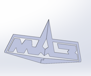 3D модель Эмблема МАЗ