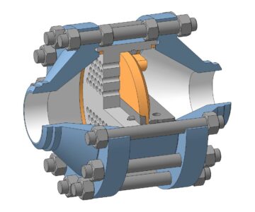 3D модель Клапан КОБ-Э 100х210