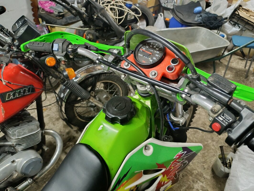 3D модель Приборная панель kawasaki kdx220