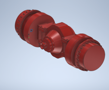 3D модель Мост DANA 91.8459.