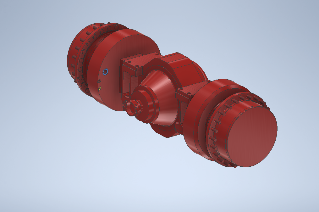 3D модель Мост DANA 91.8459.