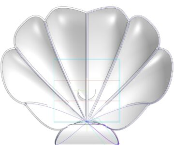3D модель Мыльница Раковина